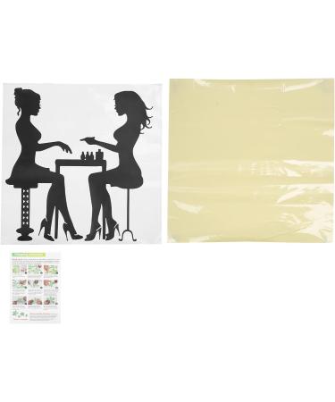 Nail Salon Wall Decoration Wall Decal Decoration Nail Art Salon Wall Sticker Shop Window Nail Art Manicure Art Sticker Ornament for Nail Salon (S) - Buy Online on GoSupps.com