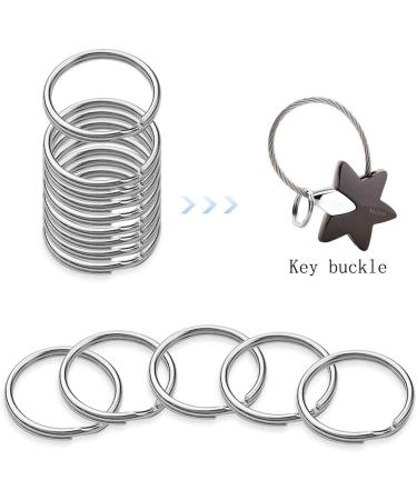 100 Pcs 12mm Split Key Rings Bulk - Small Keychain Connectors for DIY Crafts - Buy Online on GoSupps.com