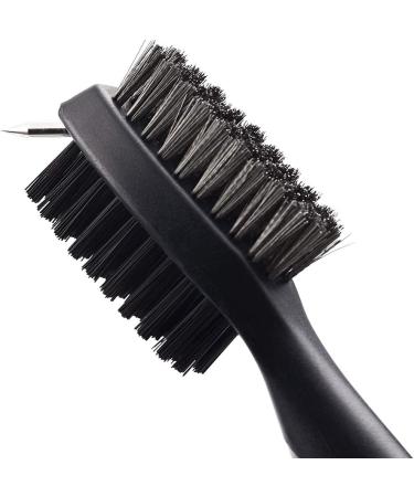 SHENGQIDZ Golf Club Brush - Groove Cleaner with Retractable Zip-line and Carabiner | 1 Pack Black - Buy Online on GoSupps.com