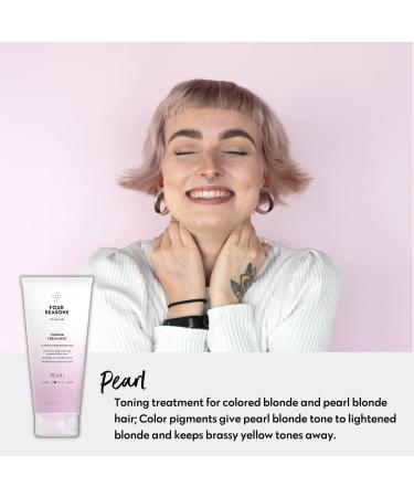 Color Mask Pearl Blond: Toning Treatment for Color-Treated Hair - 200ml | Vegan & Cruelty-Free | Semi-Permanent Dye | 23 Colors Available - Buy Online on GoSupps.com