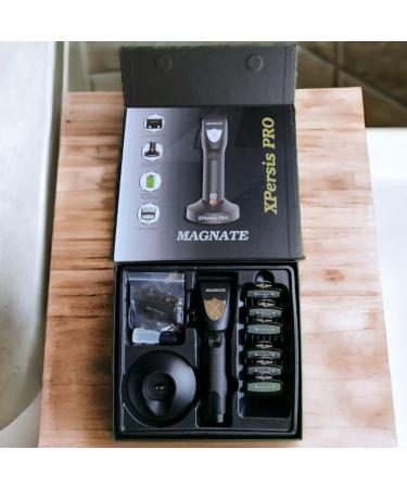 PRO Magnate DLC Fade Blade Cordless Hair Clipper - 7200 RPM 3-Hour Run Time Extra Fade Blade & Charging Stand for Barbers - Buy Online on GoSupps.com
