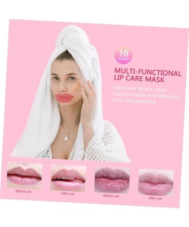 PACKOVE 20 Pieces Premium Lip Mask Moisturizing Firming For Healthy Lips Antiaging for Dry Lips with Rosy - Buy Online on GoSupps.com