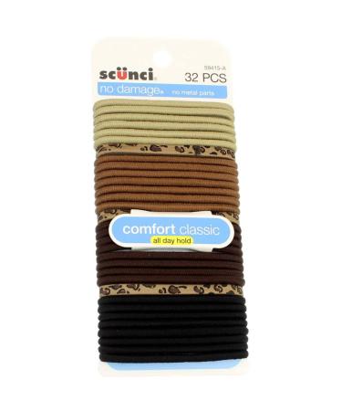 Scunci No Damage Elastics - Comfort Classic All Day Hold - 32 Pack - Buy Online on GoSupps.com