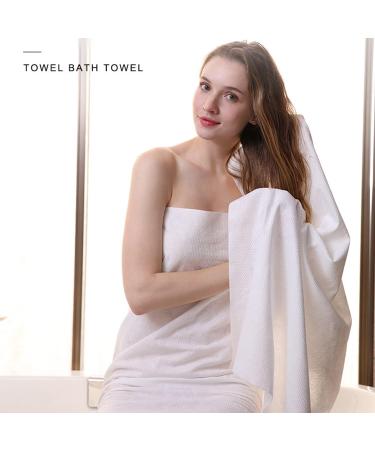 Peachicha Disposable Bath Towels - 10 Pack of Large Body Towels for Travel, Hotel, Camping - Soft & Absorbent - Buy Online on GoSupps.com