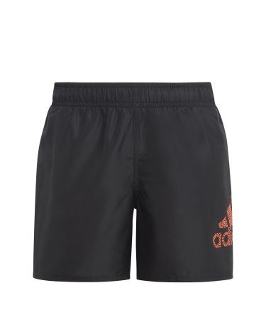 adidas Boys Bos Clx Sl Swim Shorts 5-6 Years Black/App Solar Red