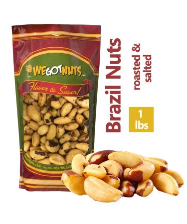 Brazil nuts Roasted salted (1 LB) We Got Nuts