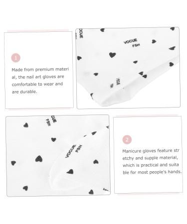 minkissy 2 Pairs protection Accessories hand cover light anti-black manicure gloves UV fingerless gloves for women gel manicure gloves gel gloves polyester nails gel 24x13cm - Buy Online on GoSupps.com