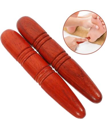 Healvian 4-Piece Trigger Point Massager Set | Wooden Massage Stick & Acupressure Pen for Pain Relief in Shoulders Back Legs & Feet - International Shipping Available - Buy Online on GoSupps.com
