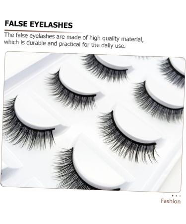 DOITOOL 10 Pairs Fake Eyelashes Girl Makeup Eyelashes False Eyelashes Fake Lashes Makeup Accessories Natural False Lashes Natural Makeup False Fluffy Eyelashes 3d Chemical Fiber Cosmetic - Buy Online on GoSupps.com