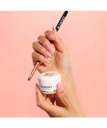 Bluesky Clear Builder Gel Nail Polish 15ml - Nail Strengthener & Extension Tips (Pack of 1) - Requires LED UV Lamp Curing - Buy Online on GoSupps.com