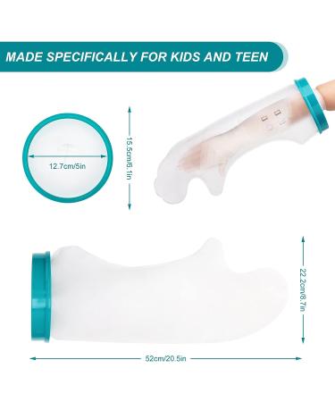Waterproof Arm Cast Cover for Child - Protective Shower Sleeve for Injured Arm - Watertight Seal to Keep Wounds Dry - Soft & Comfortable - Reusable for Bath & Swimming - Buy Online on GoSupps.com