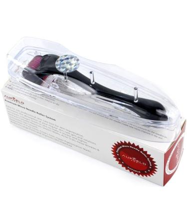 AUFGELD AG540 Titanium Microneedle 540 Needles 0.25mm Derma Roller Skin Care for Face Facial Wrinkles Hair Loss Stretch Marks Hair Regrowth Micro Needles Professional Microneedling Derma Needling Kit - Buy Online on GoSupps.com