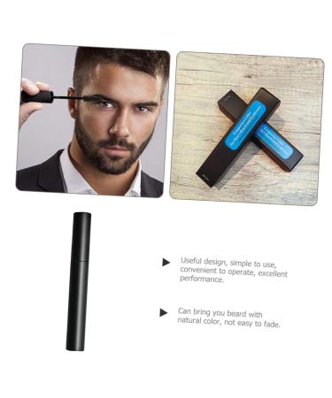 Eyebrow & Mustache Coloring Pen for Men - Temporary Black Eyebrow Powder & Mustache Dye - 1 Pack - Buy Online on GoSupps.com