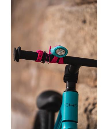 Hornit Mini Bike & Scooter Horn with Kids Headlight - Pink/Turquoise - Buy Online on GoSupps.com