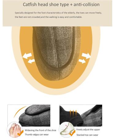 Shop Diabetic Edema Shoes for Men - Adjustable Plantar Fasciitis Slippers Breathable & Lightweight - Size 7.5 Gris - Buy Online on GoSupps.com