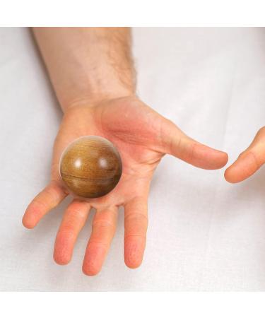 Heallily Qi Gong Balls - 2 Pcs Wooden Baoding Balls for Meditation Massage & Hand Therapy | Chinese Health Exercise for Relaxation - Buy Online on GoSupps.com
