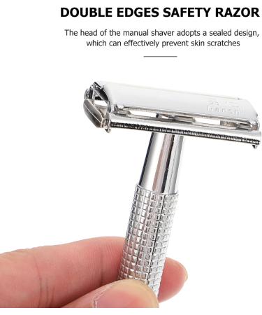 Manual Bart Razor Set | Double-Proof Metal Razor for Body Hair Trimming | Portable & Durable Hair Removal Tool for Home & Salon - Buy Online on GoSupps.com
