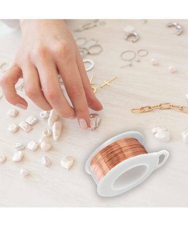 UTILE 24-Gauge Soft 99% Copper Wire - 90 ft / 30 Yards - Tarnish Resistant for Jewelry Making, Crafts, and Decor - 24 Gauge Copper - Buy Online on GoSupps.com