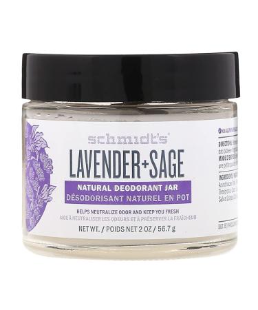Schmidt's Natural Deodorant Jar Lavender + Sage 2 oz (56.7 g)