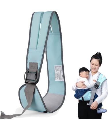 Baby Carrier Portable Ergonomic Baby Sling with Adjustable Comfortable Shoulder Straps Soft Anti-Slip Toddler Sling for Newborn Infant up to 55Lbs (Green)