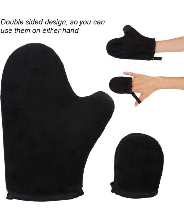 Self Tanner Mitt Lotion Even Tanning Applicator Glove Essential Beach Accessory for Self Tanning Enthusiasts(Black) - Buy Online on GoSupps.com
