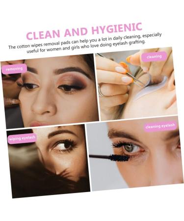 Beatifufu 2 Boxes Eyelash Cleaning Pads Cotton Cleaning Wipe Glue Bottle Wiper Eyelash Glue Wiper Glue Bottle Accessory Cotton Pad Glue Bottle Cleaning Wiper Eyelash Glue Remover Cotton Wipe - Buy Online on GoSupps.com
