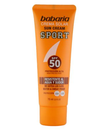 babaria facial sun cream sport SPF 50 75 ml