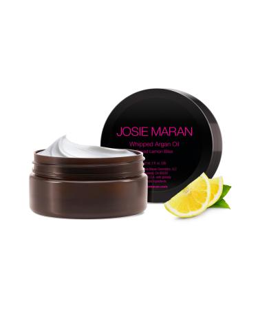 Josie Maran Whipped Body Butter - Skin Firming Body Cream with Argan Oil Whipped Shea Butter Avocado Oil & Essential Fatty Acids - Radiance-Boosting Skincare - Baked Lemon Bliss (2 Fl oz) Lemon 2 Fl Oz (Pack of 1)