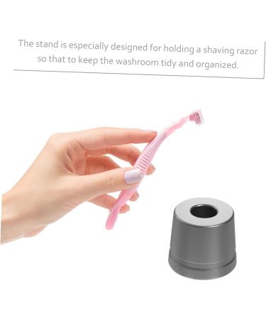 Vintorky 2-in-1 Razor Base & Holder | Stylish Bathroom Stand for Safety Razor & Facial Shaver | Durable Razor Plane Stand - Buy Online on GoSupps.com