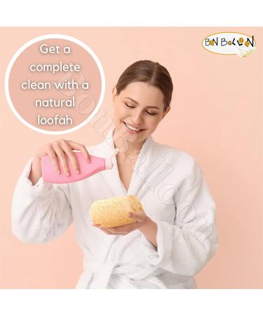 Egyptian 21.5 Loofah Scrubber Sponge - 100% Natural Organic SPA Beauty Bath Exfoliator - Buy Online on GoSupps.com