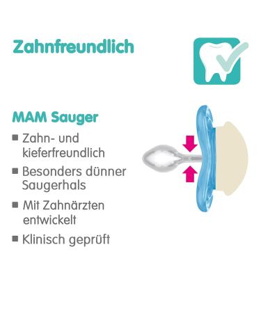 MAM Dental Pacifier Supreme Night for 0-6 Months - Pack of 4 Skin Soft Silicone Tooth-Friendly Pink - International Shipping Available - Buy Online on GoSupps.com