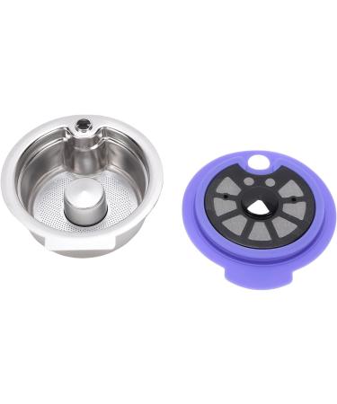  HEEPDD HEEPDD Reusable Coffee Pod Refillable Silicone Capsule Cup Easy to Clean with Spoon and Brush for Coffee Lovers at the Office and Home (200 ml) - Buy Online on GoSupps.com