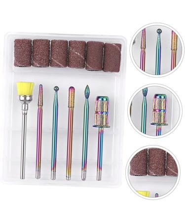 BESPORTBLE 1 Set Nail Polisher Pedicure Drill Bits Nail Tools Kit De Manicura Cuticle Drill Bit Electric Nail Drill Nail Grinding Head Stainless Steel. Silicone. Quartz. Ceramics 7.1x5.7cm As Shown - Buy Online on GoSupps.com