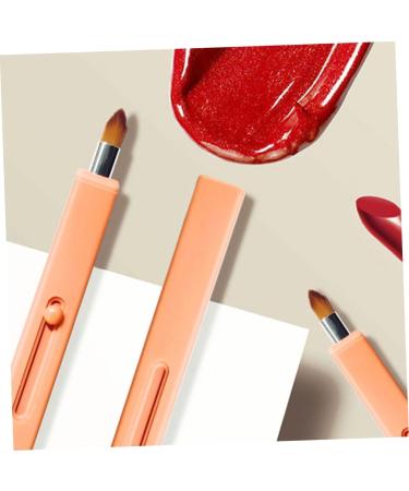 Mikinona 1pc Retractable Lip Brush Makeup Brush Lip Eyeshadow Lipstick Gloss Applicator Cosmetics Brush Tool Eyeshadow Foundation Brush Makeup Lip Brush Makeup Tool - Buy Online on GoSupps.com
