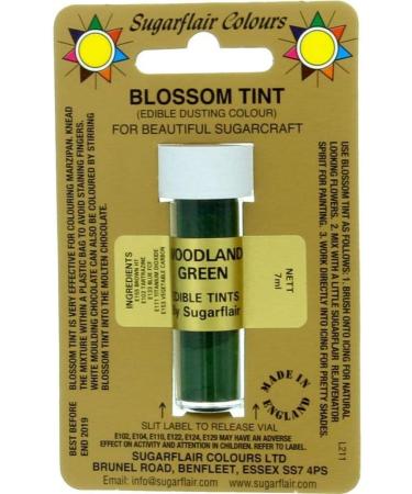 Sugarflair Blosom Tint Edible Dusting Powder - Woodland Green