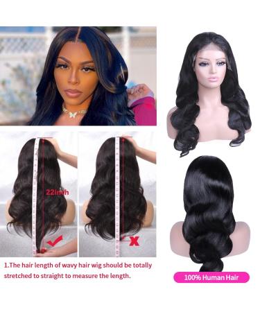 30 Inch Transparent HD Lace Front Body Wave Wig | Pre Plucked Human Hair Wig for Black Women with Baby Hair - Natural Color - Buy Online on GoSupps.com