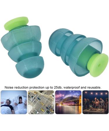 Dual Color Noise Canceling Earplugs - Silicone Earplugs for Sleep Study and Travel | Best for Airplane Noise Reduction - Buy Online on GoSupps.com