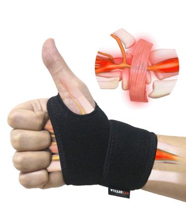 Wrist Brace for Carpal Tunnel Comfortable and Adjustable Wrist Support Brace for Arthritis and Tendinitis Single