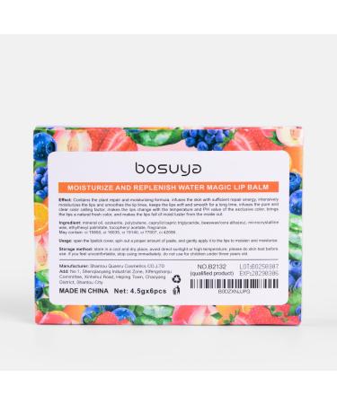 LIAYLILI 6 Pack Lip Balm Fruit Flavoured Lip Balms All Day Moisturising Soft Natural Lip Balm with Vitamin E and Coconut Oil for chapped or dry lips. - Buy Online on GoSupps.com