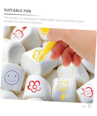 MOLUCKFU 6pcs Biscuits Cake Boxes Decor Double-tips Food Markers Edible Marker Edible Food Pens Plastic - Buy Online on GoSupps.com