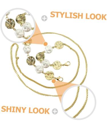 Healvian Pocket Chain Handbag for Women | Stylish DIY Carrier Bag & Glasses Chain Decor | Copper Metal Shoulder Bag - Buy Online on GoSupps.com