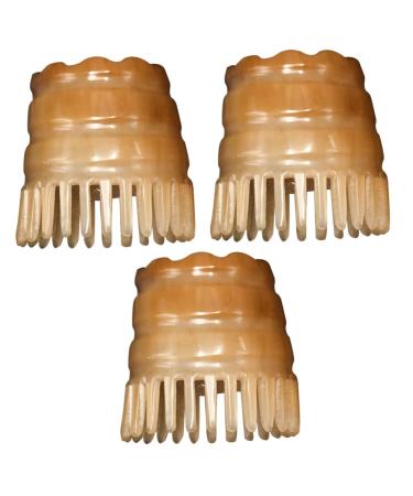 Magiclulu 3st Horn-shampoo comb shampoo brush hairbrush for hair growth hair styling sustainability cleaning brush shampoo brush for the scalp head massage tub 6x6cmx3pcs Random color x 3 pieces