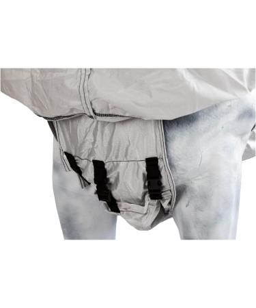 Marengos Eczema Horse Ceiling - Neck & Abdomen Protection Insect-Resistant Fine-Meshed Fabric Silver Gray 135cm - Buy Online on GoSupps.com