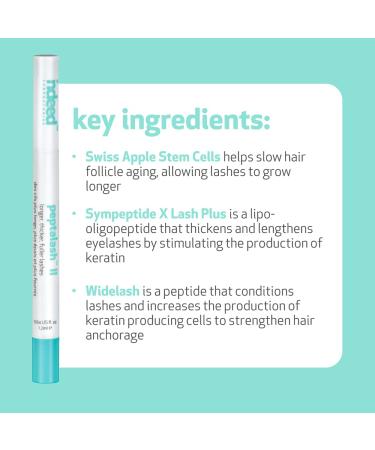 Indeed Laboratories Peptalash II - Lengthening Lash Treatment with Peptides & Panthenol | Strengthen & Nourish Lashes & Brows - 0.02 US Fl. oz - Buy Online on GoSupps.com