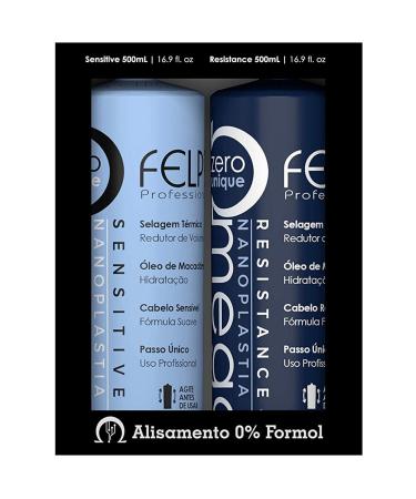 Felps Professional Felps Omega Zero Unique Nanoplastia Resistance & Sensitive Smoothing Duo Kit (2 x 1000 ml)