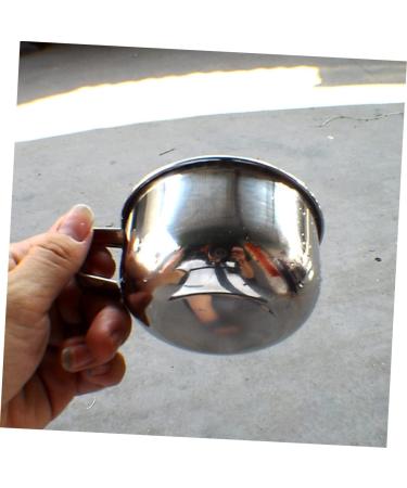 Premium 5-Hour Stainless Steel Shaving Bowl Cup - Ideal for Foam & Soap | International Shipping - Buy Online on GoSupps.com