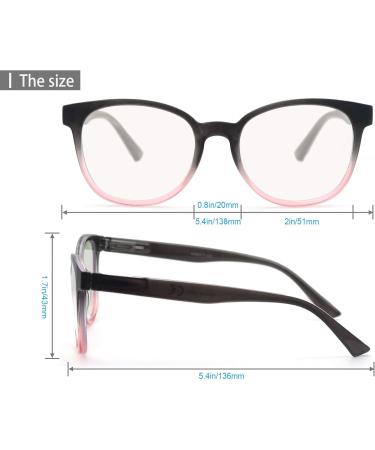 HAPJOYS Blue Light Blocking Glasses for Women Men Computer Gaming Glasses 4 Pack Anti Blue Rays Reduce Eyestrain Protect Eyes 4 Pack Medium Round Frames in Mix Colors 2 0.0 x - Buy Online on GoSupps.com