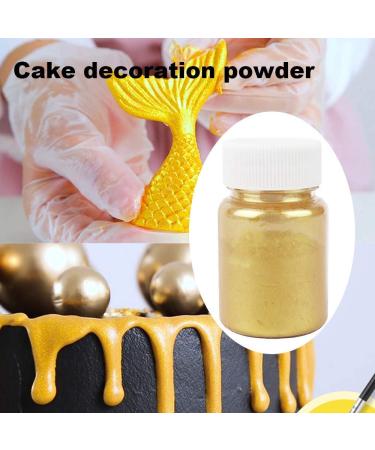 Gold Luster Dust - Cake Fondant & Chocolate Decoration Powder 9PCS Set - Buy Online on GoSupps.com