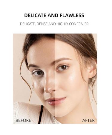 MYUANGO Flawless Cushion Foundation for Men & Women | Hydrating Long-Lasting Buildable Coverage | Lightweight & Moisturizing | Refill Included 1.05Oz (#03 Dark Brown) - Buy Internationally - Buy Online on GoSupps.com