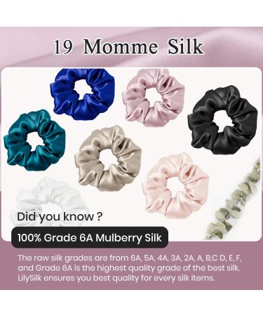 Shop Lilysilk 100% Silk Hair Rings for Women | Turquoise Ponytail Holder & Silk Hair Tie | Eco-Friendly Packaging | 1 Piece - Buy Online on GoSupps.com